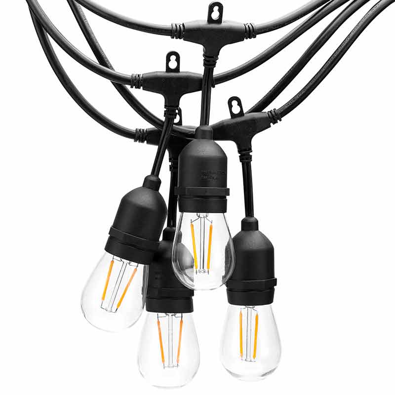 7M S14 Double filament lamp string light