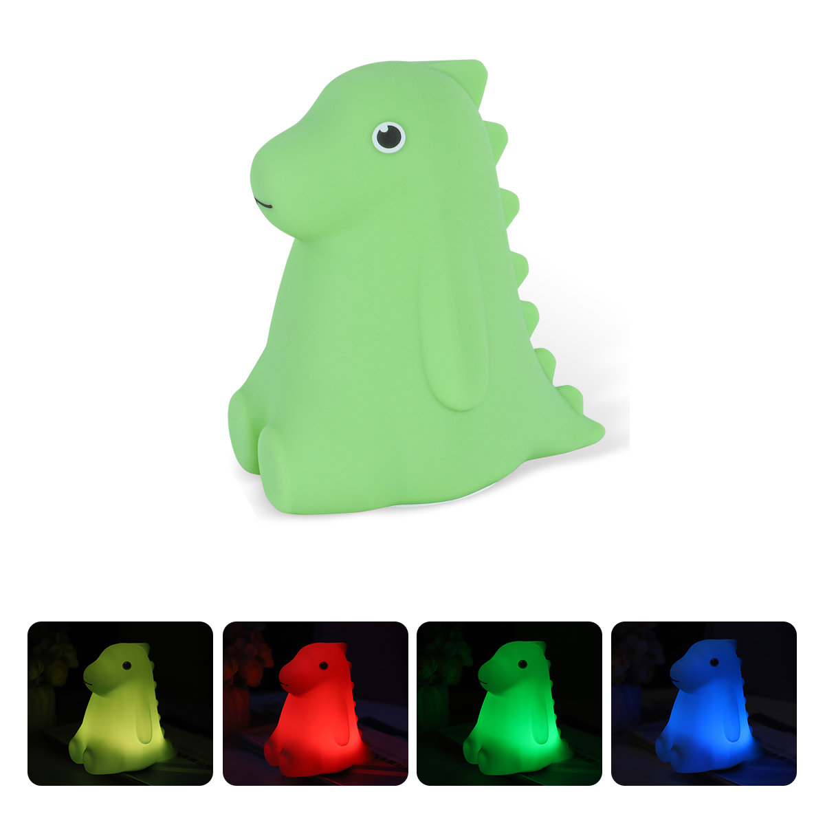 Dinosaur Baby Night Light With Three Color Transformation