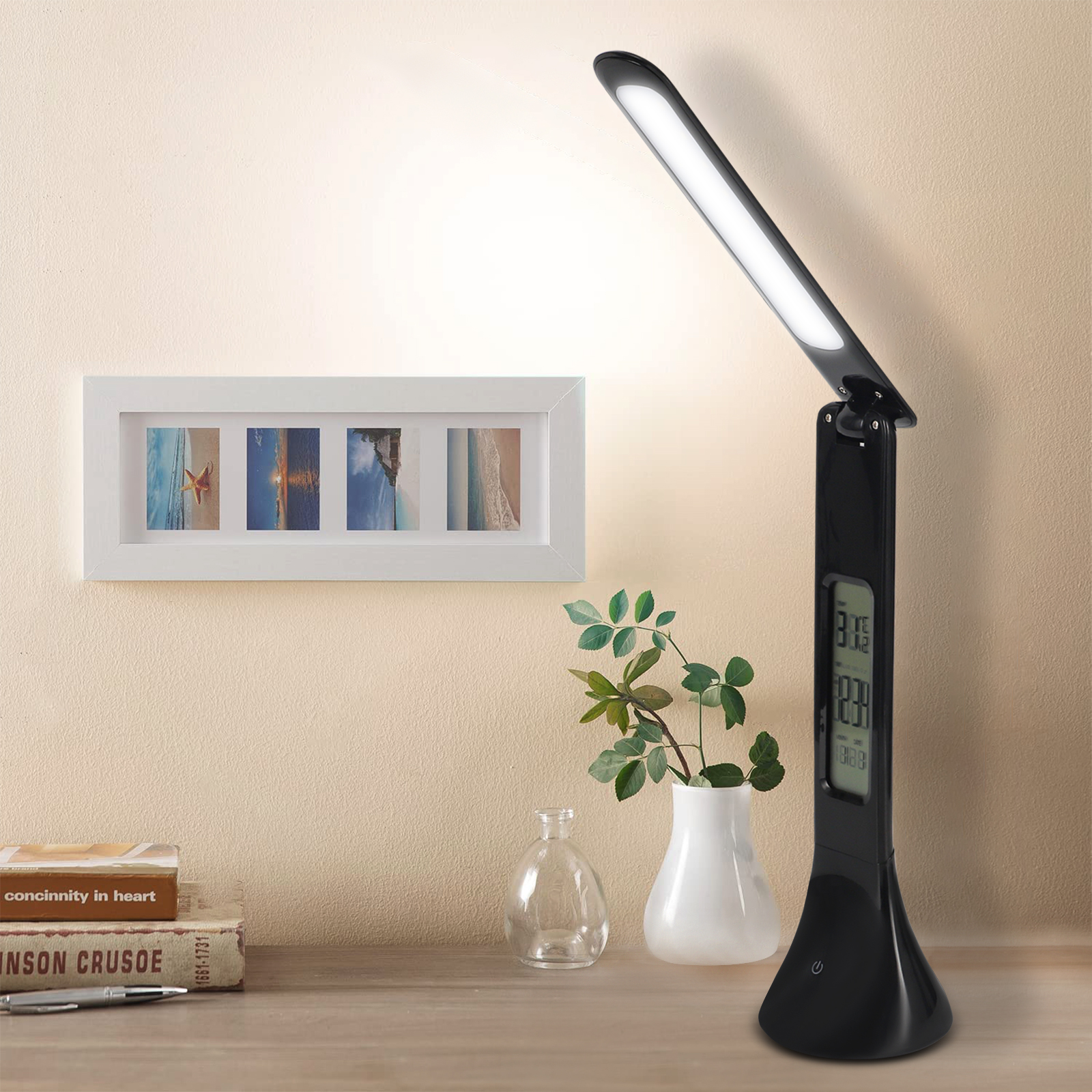 Desk Lamp With Electronic Screen