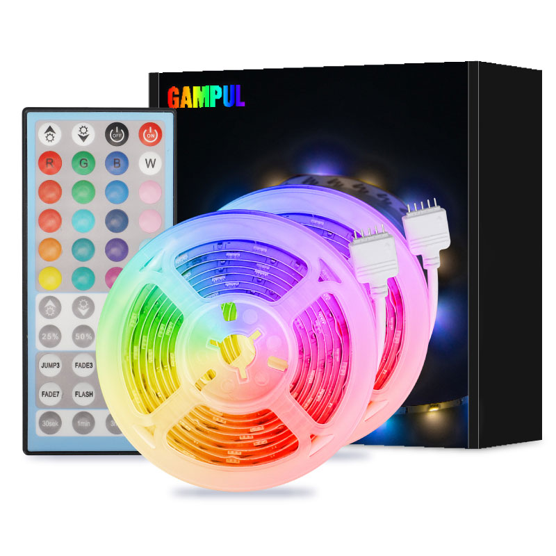 Cable 2 led strips with motion detector
