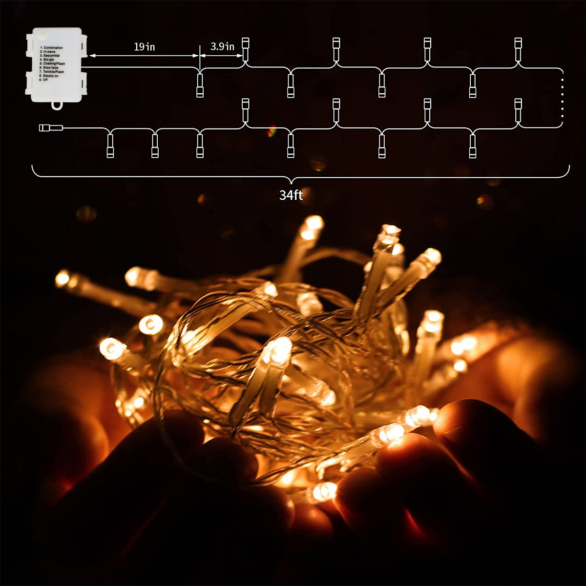 F5 LED Fairy String Light Decorative Light