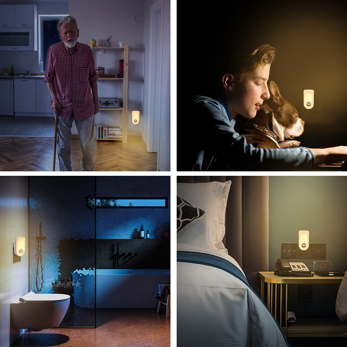 Inductive night light, can be used as a flashlight