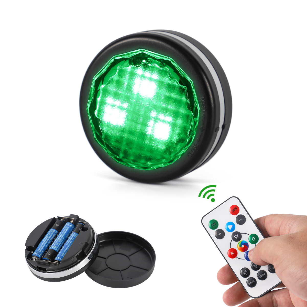 RGB Round Night Light With Battery