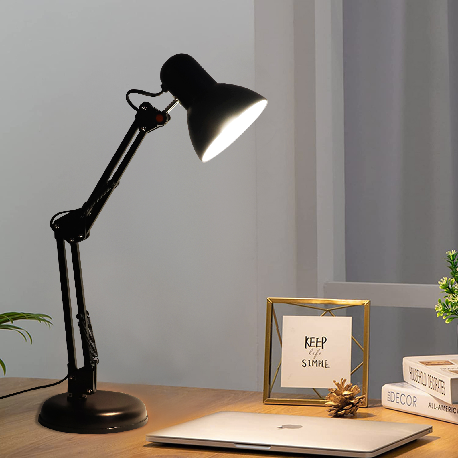 Table Lamp For Reading Black Color